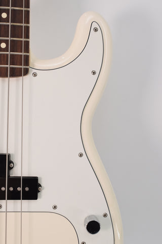 Used Fender Mexican Standard Precision Bass - Arctic White with Rosewood Fingerboard 2016
