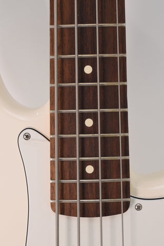 Used Fender Mexican Standard Precision Bass - Arctic White with Rosewood Fingerboard 2016