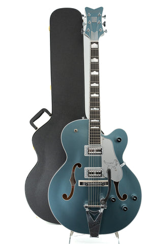 Gretsch G6136T-140 Limited Edition 140th Double Platinum Falcon - Two Tone Stone Platinum/Pure Platinum - Ser. JT22124738