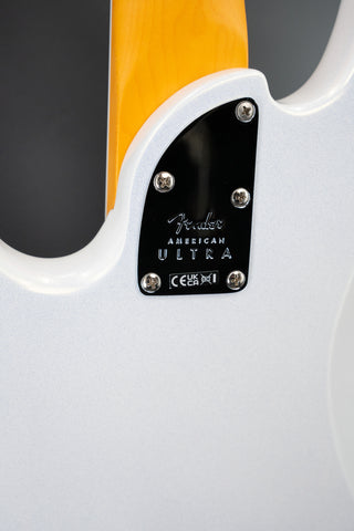Fender American Ultra Jazz Bass - Rosewood Fingerboard - Arctic Pearl - Ser. US23095695