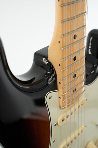 Used Fender Player Stratocaster - Maple Fingerboard - 3 Color Sunburst - Upgraded Pickups and Tuners