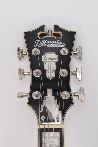 Used D'Angelico Premier DC Semi-Hollow Double Cutaway with Stop-Bar Tailpiece - Dark Iced Tea Burst