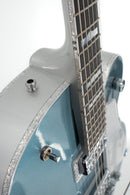 Gretsch G6136T-140 Limited Edition 140th Double Platinum Falcon - Two Tone Stone Platinum/Pure Platinum - Ser. JT23010390 - Used