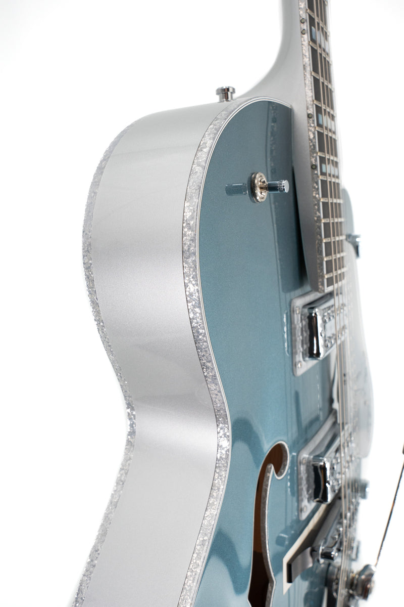 Gretsch G6136T-140 Limited Edition 140th Double Platinum Falcon - Two Tone Stone Platinum/Pure Platinum - Ser. JT23010390 - Used