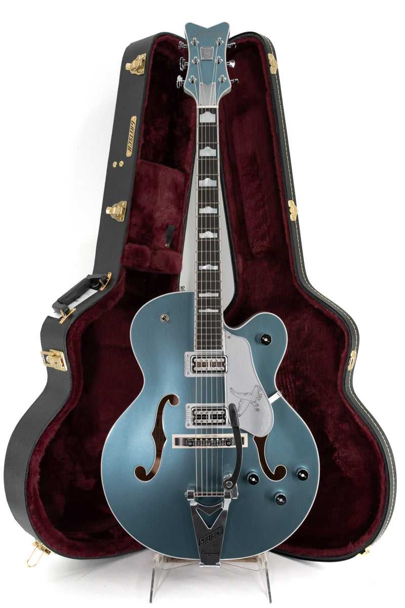 Gretsch G6136T-140 Limited Edition 140th Double Platinum Falcon - Two Tone Stone Platinum/Pure Platinum - Ser. JT23010390 - Used