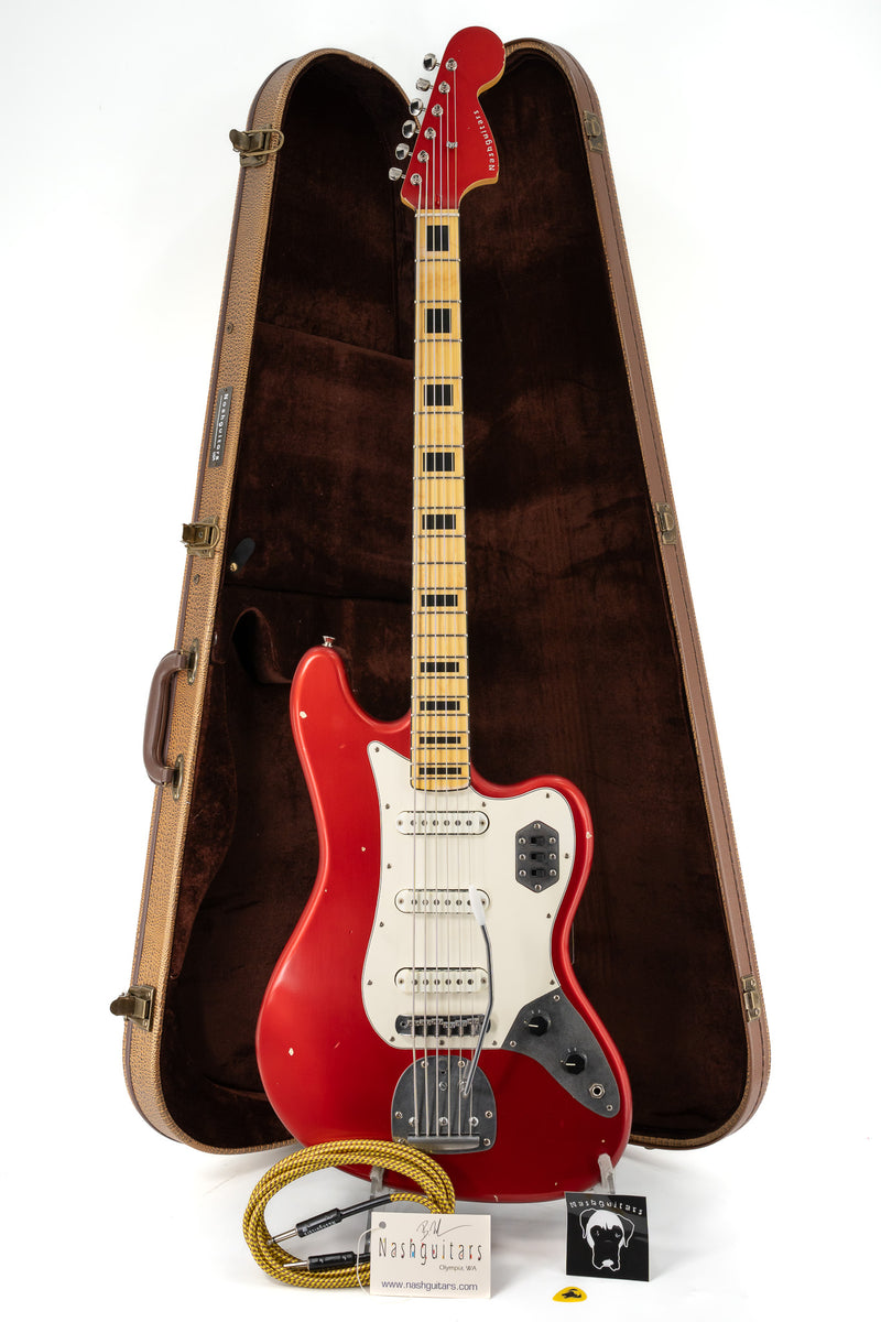 Nash B-6 Candy Appled Red with Matching Headstock - Light Aging