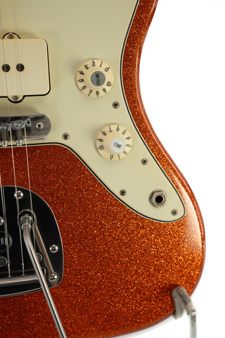 Used Seuf OH-10 Tangerine Sparkle - Matching Headstock