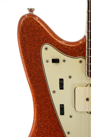 Used Seuf OH-10 Tangerine Sparkle - Matching Headstock