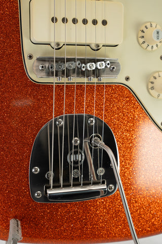 Used Seuf OH-10 Tangerine Sparkle - Matching Headstock