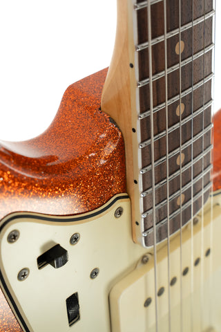 Used Seuf OH-10 Tangerine Sparkle - Matching Headstock