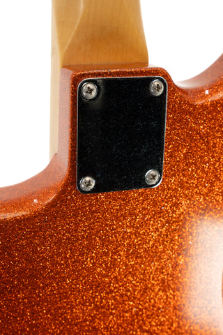 Used Seuf OH-10 Tangerine Sparkle - Matching Headstock