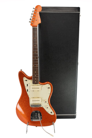 Used Seuf OH-10 Tangerine Sparkle - Matching Headstock