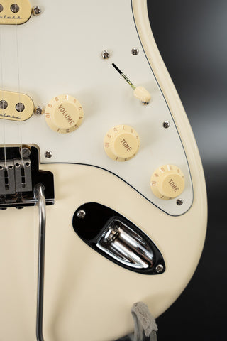 Used Fender Jeff Beck Stratocaster - Olympic White - Ser. US23040453