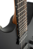 Jackson American Series Virtuoso, Streaky Ebony Fingerboard, Satin Black - Ser. JAS2300642