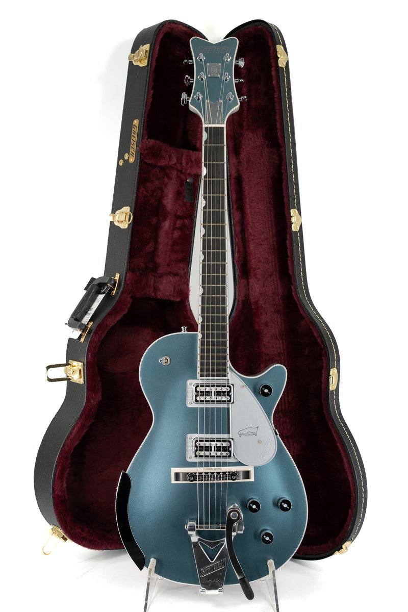 Gretsch G6134T-140 Limited Edition 140th Double Platinum Penguin - Two Tone Stone Platinum/Pure Platinum - Ser. JT22124640
