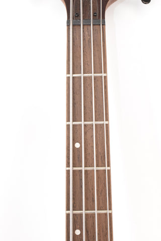 Used Ibanez SRH500 Semi Hollow Fretted Bass Guitar - Dragon Eye Burst Flat with Hardshell Case