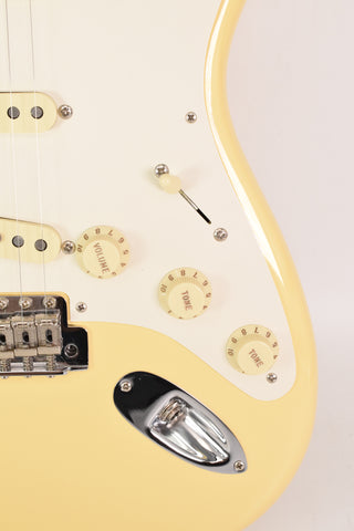 Used Fender Eric Johnson Thinline Stratocaster with Maple Fretboard - Vintage Blonde