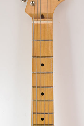 Used Fender Eric Johnson Thinline Stratocaster with Maple Fretboard - Vintage Blonde