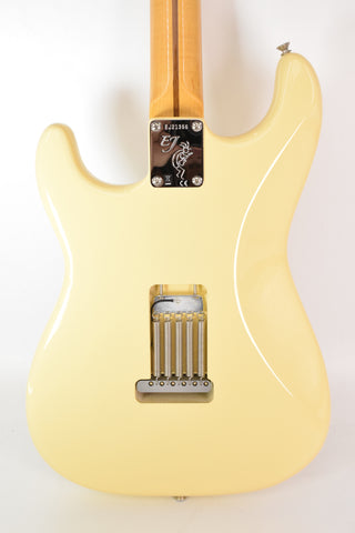 Used Fender Eric Johnson Thinline Stratocaster with Maple Fretboard - Vintage Blonde