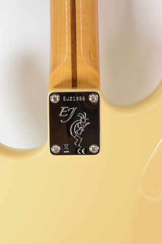 Used Fender Eric Johnson Thinline Stratocaster with Maple Fretboard - Vintage Blonde