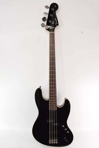 Used Fender Aerodyne Jazz Bass with Hardshell Case - Black