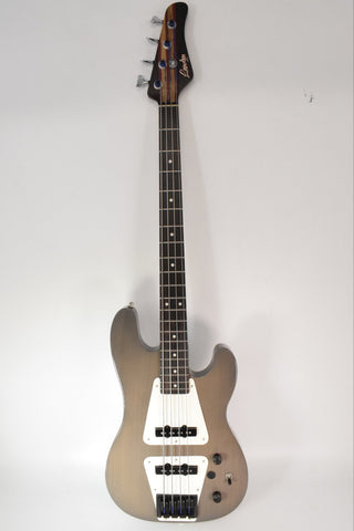 Used Landon K Tour Bass Transparent Gray Chambered with Case