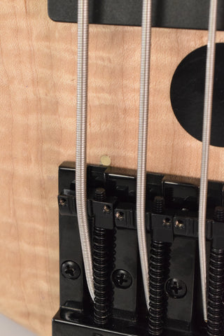 Used Fodera Yin Yang 5 Standard Blister Maple - String-Through Modification - 2022