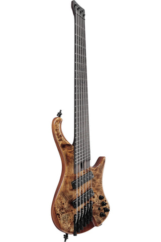 Ibanez Ergonomic Headless Bass 6-String Multiscale EHB1506MS - Antique Brown Stained Low Gloss