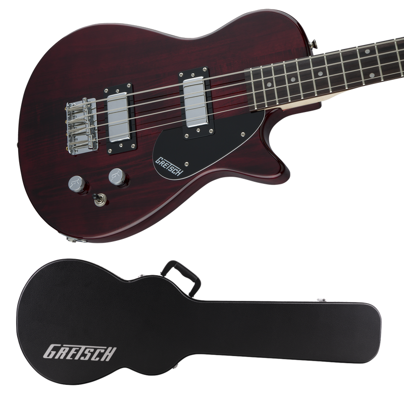 Gretsch G2220 Electromatic Junior Jet Bass - Walnut Stain with Gretsch Tweed Case