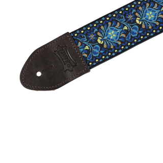 Levy's 2" Vintage Hootenanny Jacquard Weave Guitar Strap - Blue