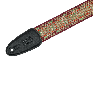 Levy's 2" Woven Jacquard Strap - Burgundy Thai Motif