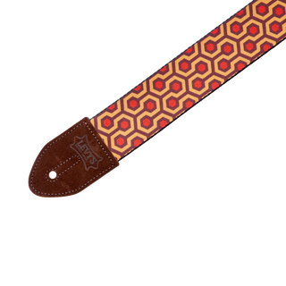 Levy's Suede Harmony Guitar Strap - Hex