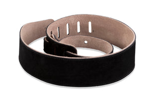 Levy's 2.5" Suede Guitar Strap - Black