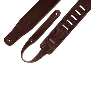Levy's 2.5" Suede Guitar Strap - Brown