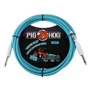 Pig Hog Daphne Blue Instrument Cable 10ft