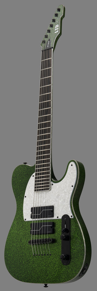 ESP LTD Stephen Carpenter SCT607 Baritone - Green Sparkle