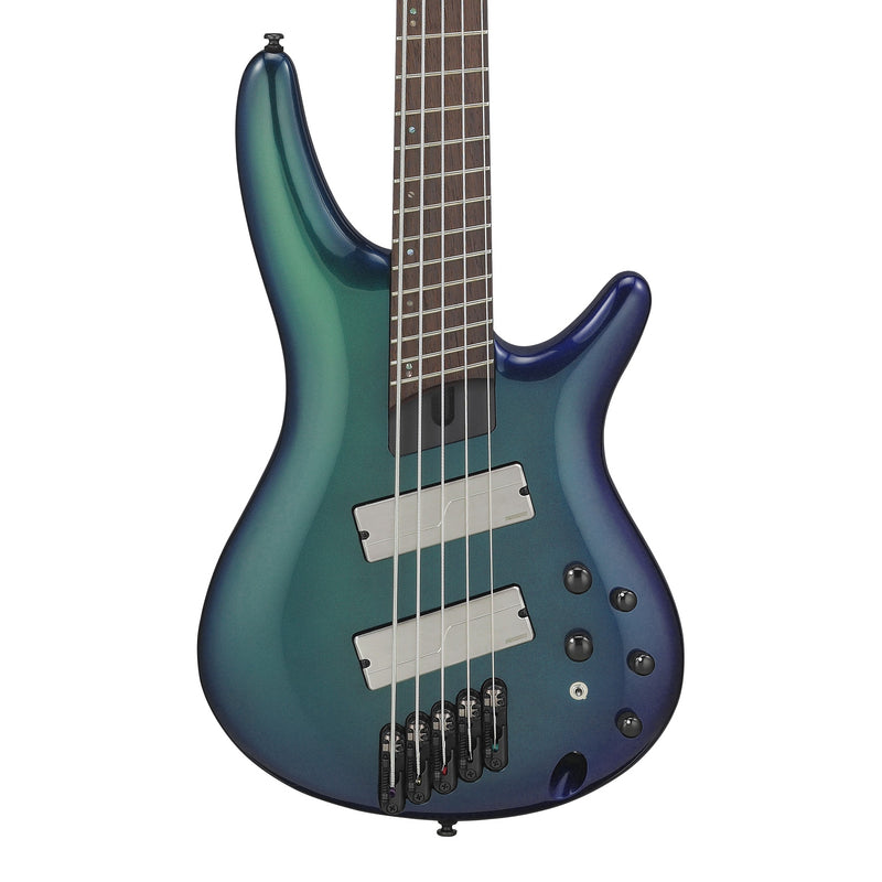 Ibanez Bass Workshop SRMS725 Multiscale 5-String Electric Bass - Blue Chameleon