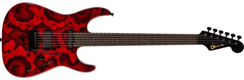 Charvel Custom Shop USA Special Edition DK24 - Red Snakeskin - PREORDER