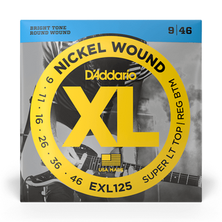 D'Addario XL Nickel Electric Guitar Strings - Super Light Top / Regular Bottom 9-46