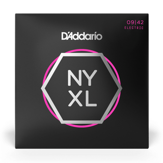 D'Addario NYXL Nickel Wound Electric Guitar Strings - Super Light 9-42