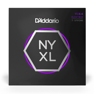 D'Addario NYXL Nickel Wound 7-String Electric Guitar Strings - Medium 11-64