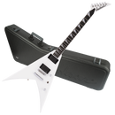 Jackson Pro Series King V KVTMG - Snow White with Hardshell Case