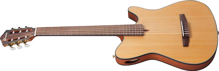Ibanez FRH10N Thinline Nylon Acoustic Electric Guitar - Natural