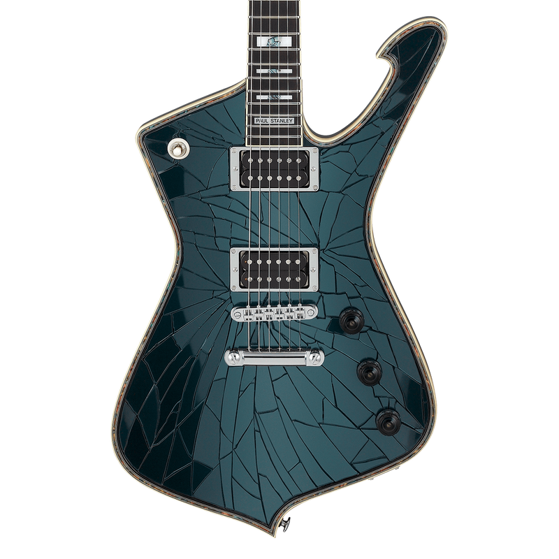 Ibanez PS3CM Paul Stanley Signature - Black Cracked Mirror