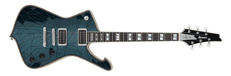 Ibanez PS3CM Paul Stanley Signature - Black Cracked Mirror