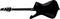 Ibanez PS3CM Paul Stanley Signature - Black Cracked Mirror