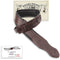 Walker and Williams: G-43 Cognac Brown Padded Strap with Glove Leather Back