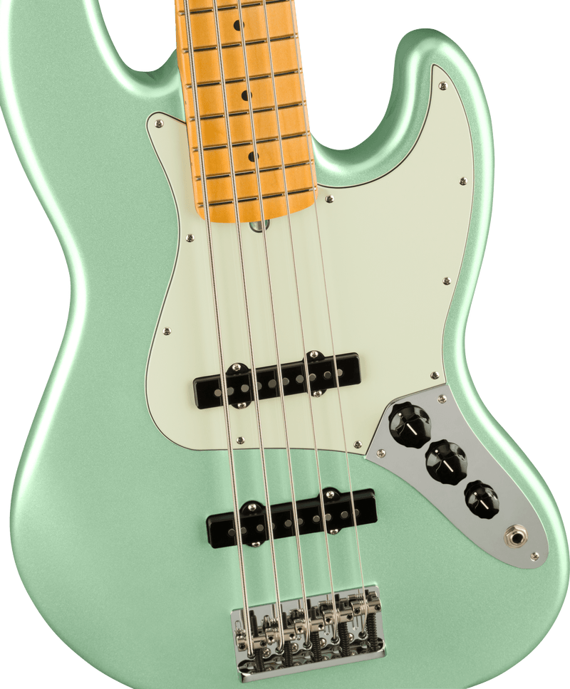 Fender American Professional II Jazz Bass V - Mystic Surf Green
