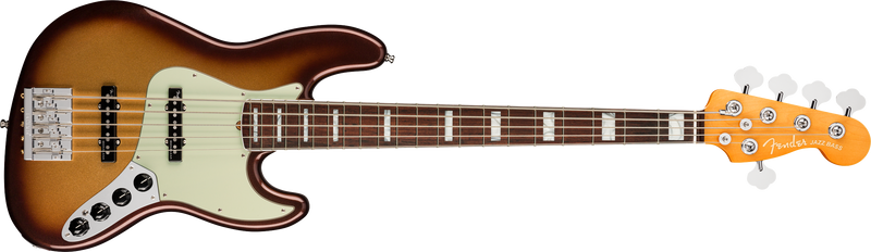Fender American Ultra Jazz Bass V - Mocha Burst