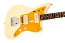 Squier J Mascis Jazzmaster - Gold Anodized Pickguard - Vintage White with Fender Deluxe Molded Case